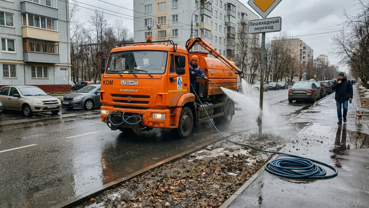«Блондинки» и водяные пистолеты: Иваново отмывает дороги после зимы