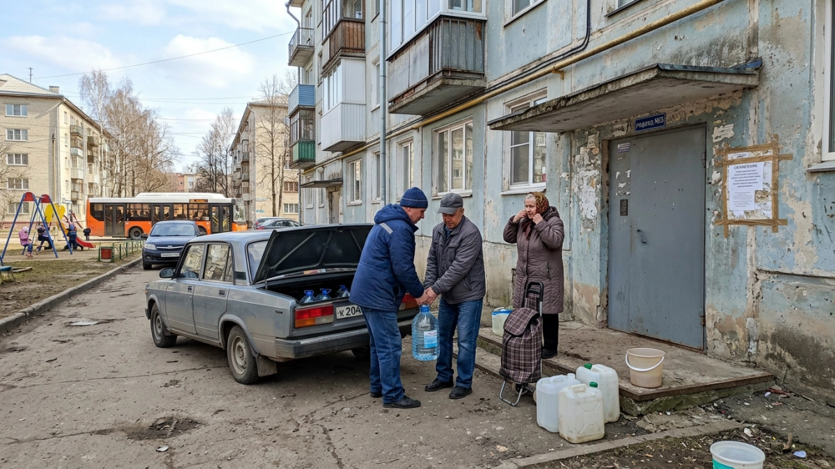 «Водоканал» отключит воду на двух улицах Кинешмы 16 апреля