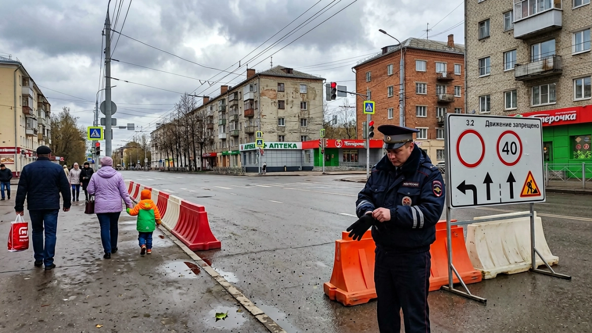 В Иванове с 27 апреля ограничат движение из-за репетиций парада и забегов