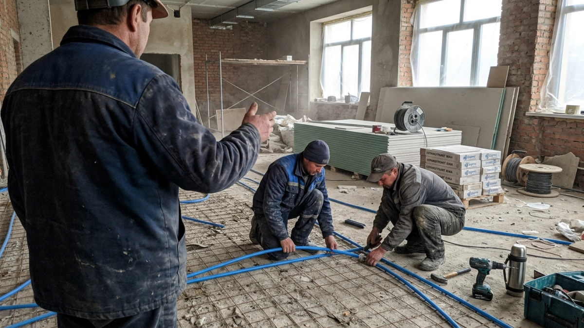 В Юже капитально ремонтируют старейший детский сад — без перекрытий и полов