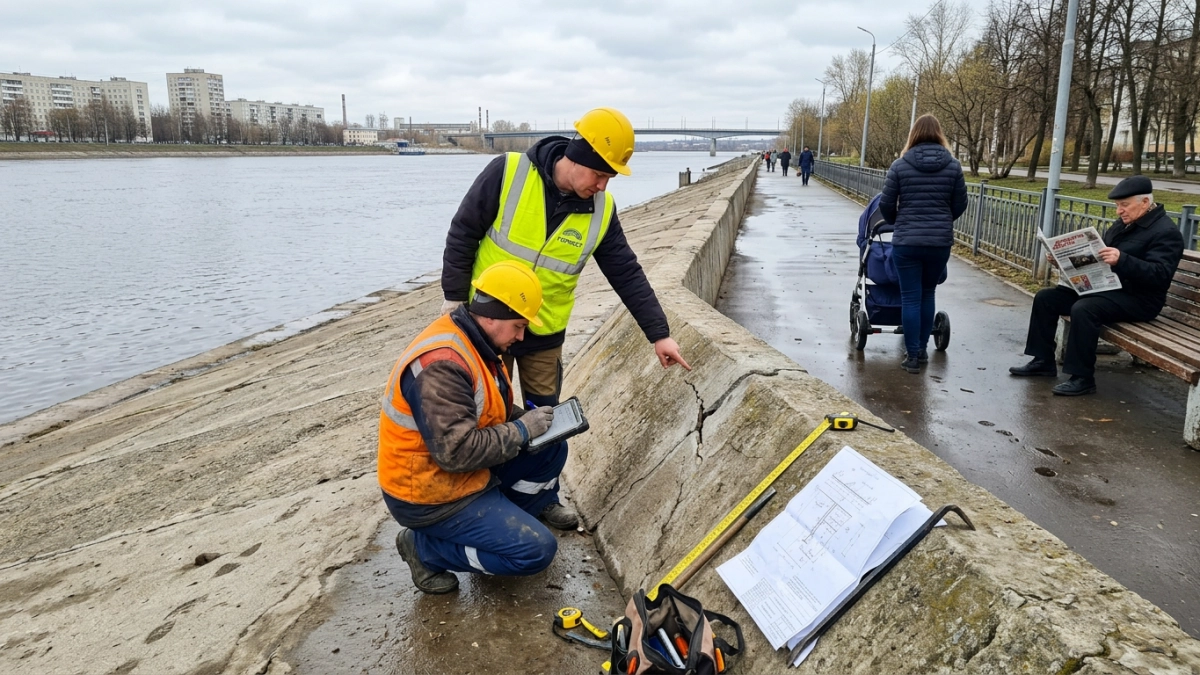 На Иваново-Вознесенской набережной отремонтируют 190 метров берегоукрепления за 8,5 млн рублей