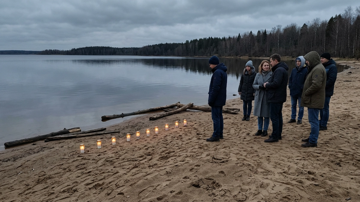 Восемь свечей у водохранилища: мемориал на месте гибели последнего «Антея»