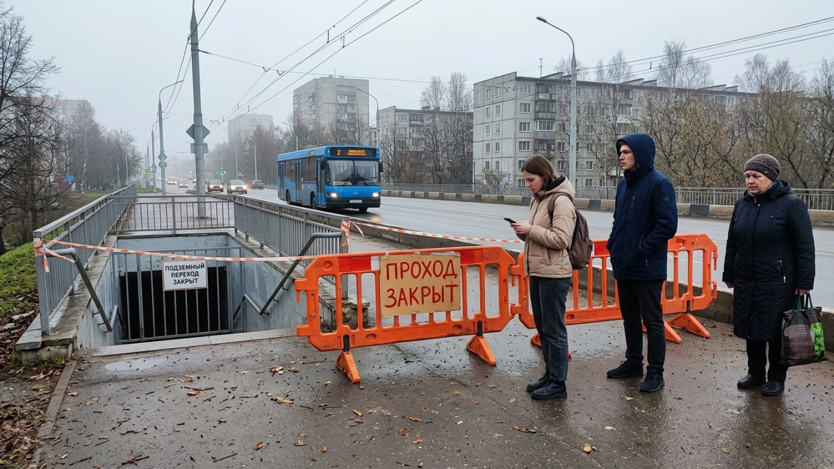 В Иванове закрыли тротуар Соковского моста из-за пескоструйной очистки