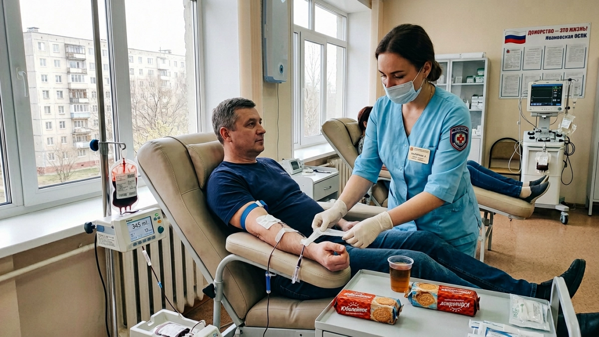 44 года донорства: жители Ивановской области бьют рекорды по сдаче крови