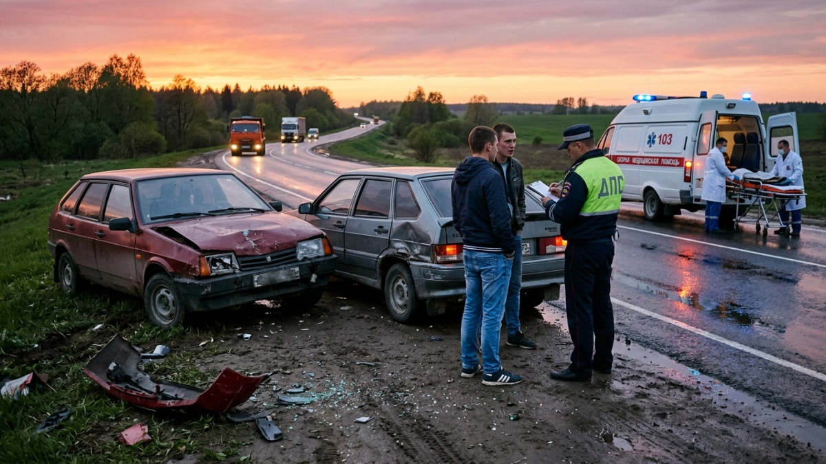 18-летний водитель не выдержал дистанцию: пассажирка ВАЗа попала в больницу