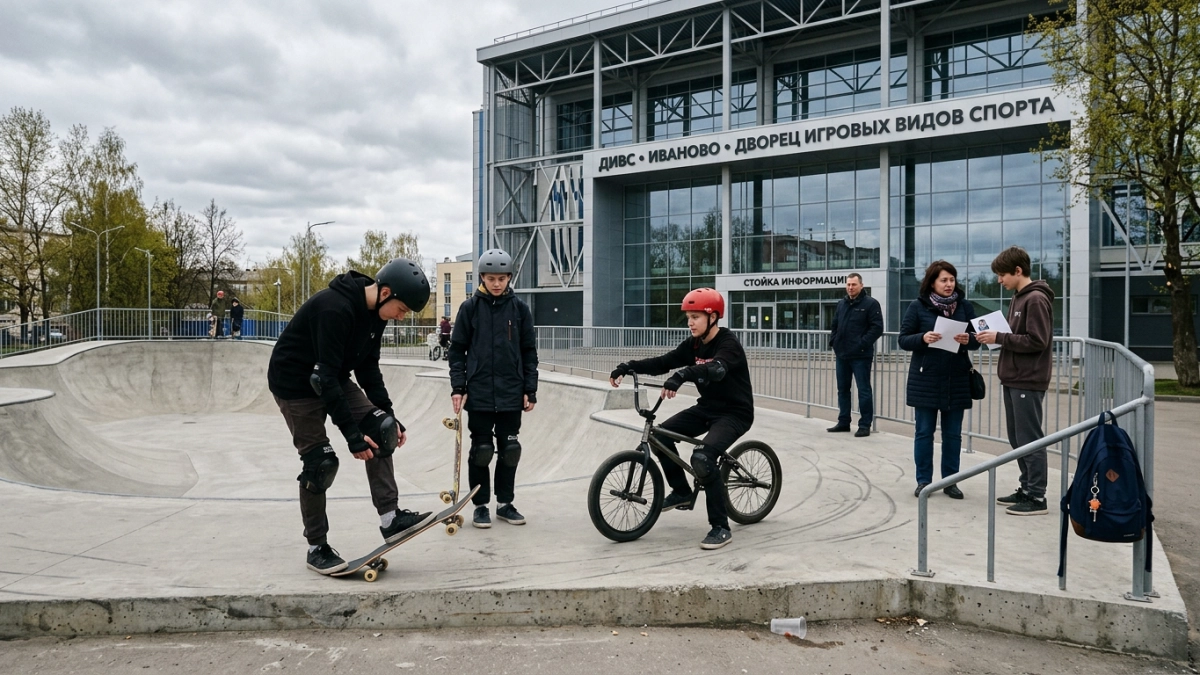 В Иванове открылся экстрим-парк для скейтеров, самокатчиков и роллеров