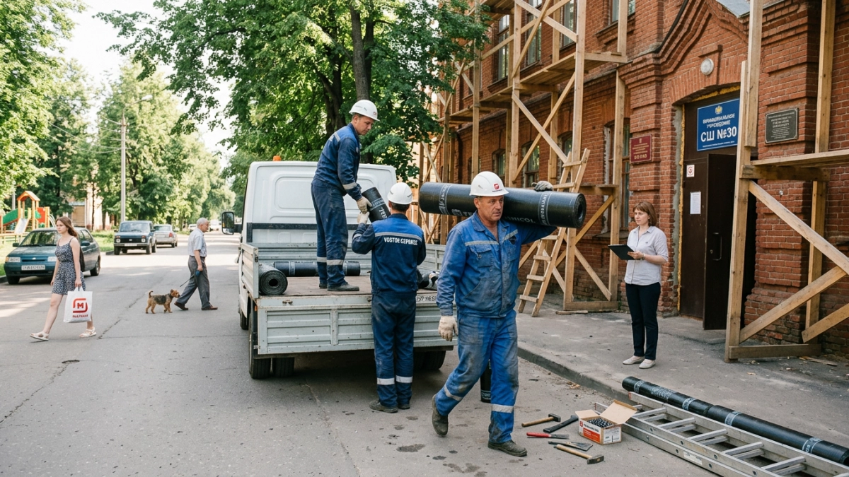 В Иванове отремонтируют кровлю школы-памятника на Большой Воробьевской за 5,9 млн