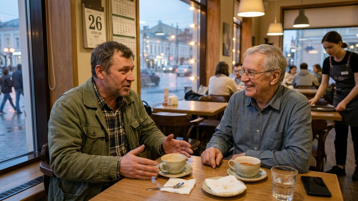 Отец Илона Маска пообедал с американскими фермерами из Кинешмы в Нижнем Новгороде