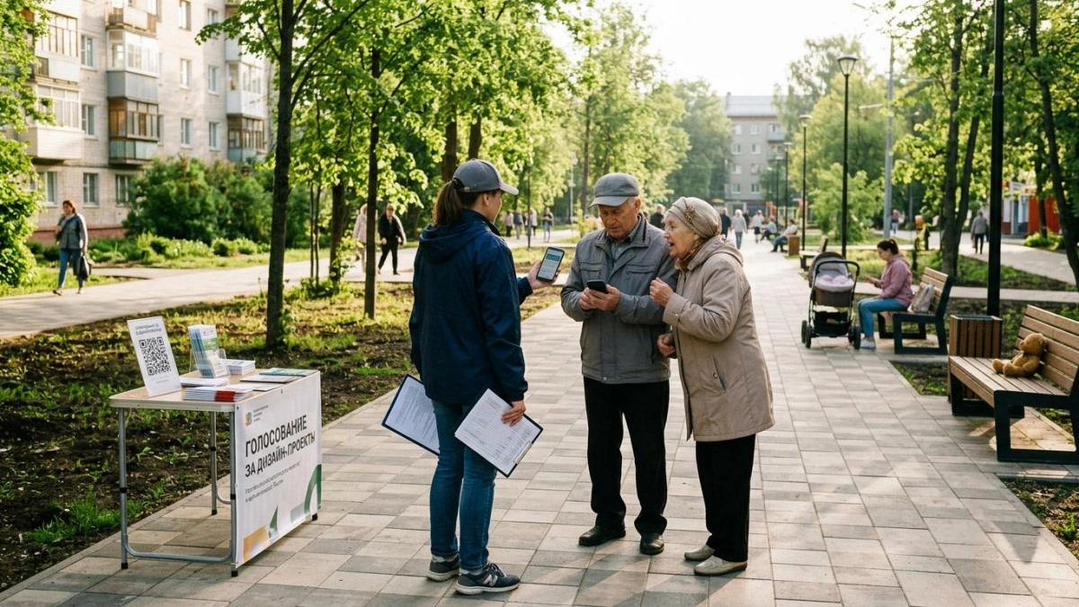 Горожане выберут судьбу сквера на Гагарина через «Госуслуги»