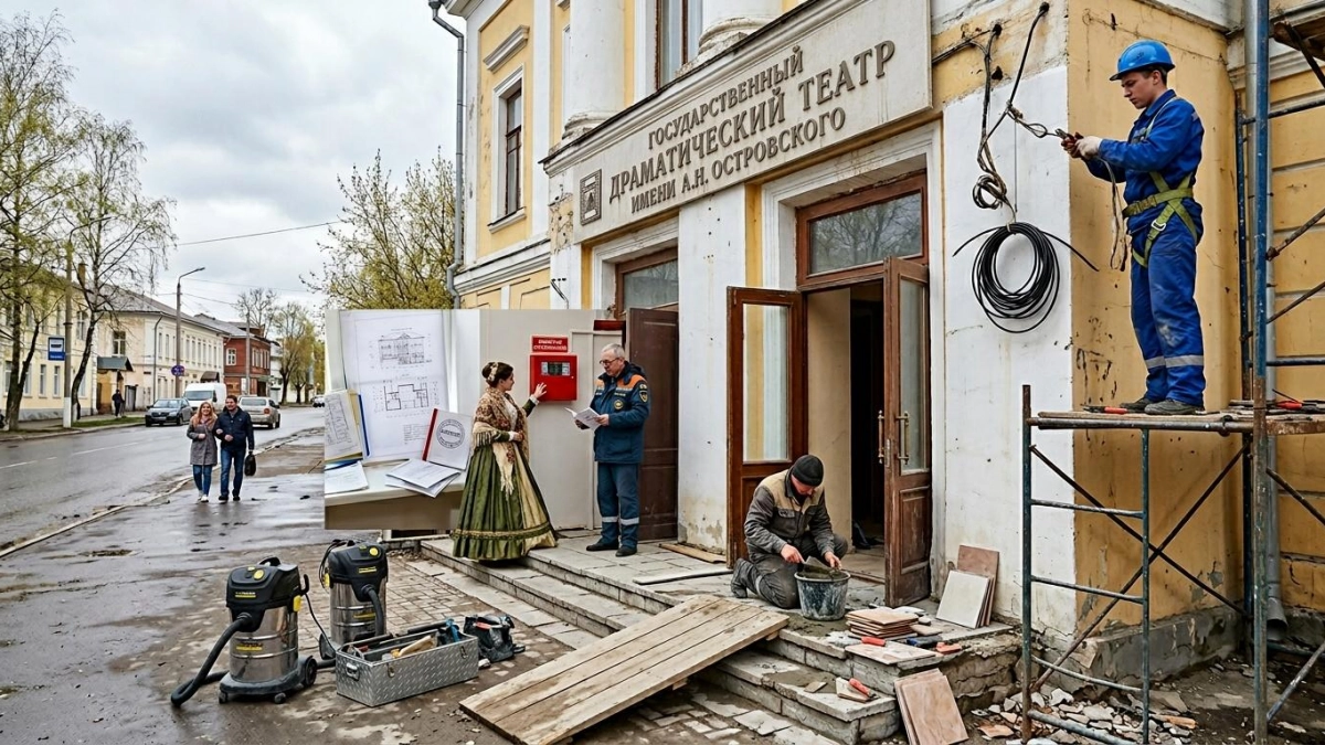 Театр Островского получил 25 млн на ремонт — успеть к августовскому фестивалю