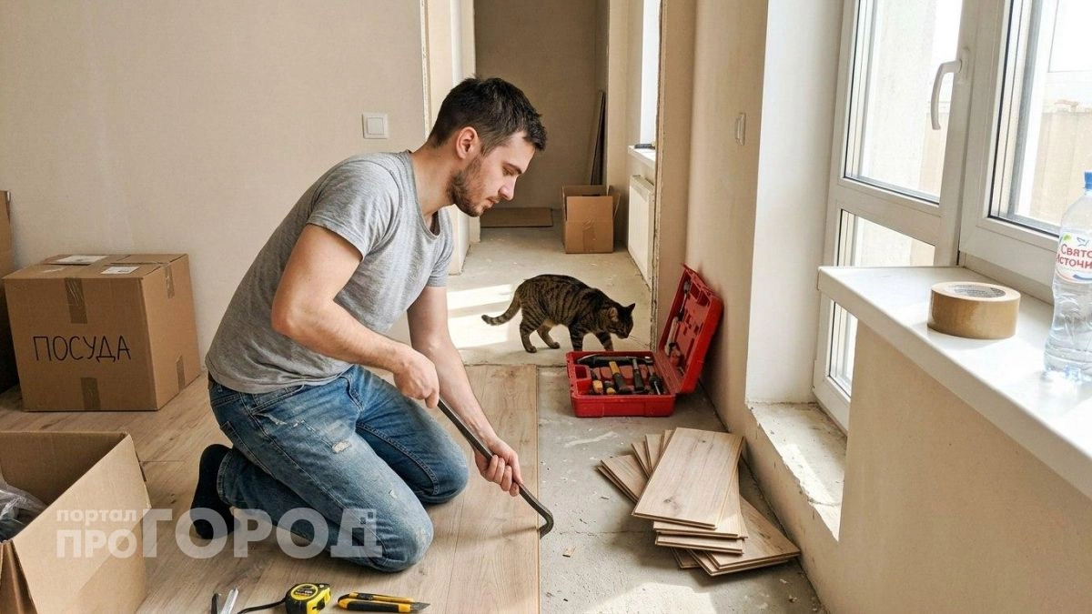 Забудьте про ламинат: этот износостойкий материал спасет ваш пол от воды и когтей домашних питомцев навсегда
