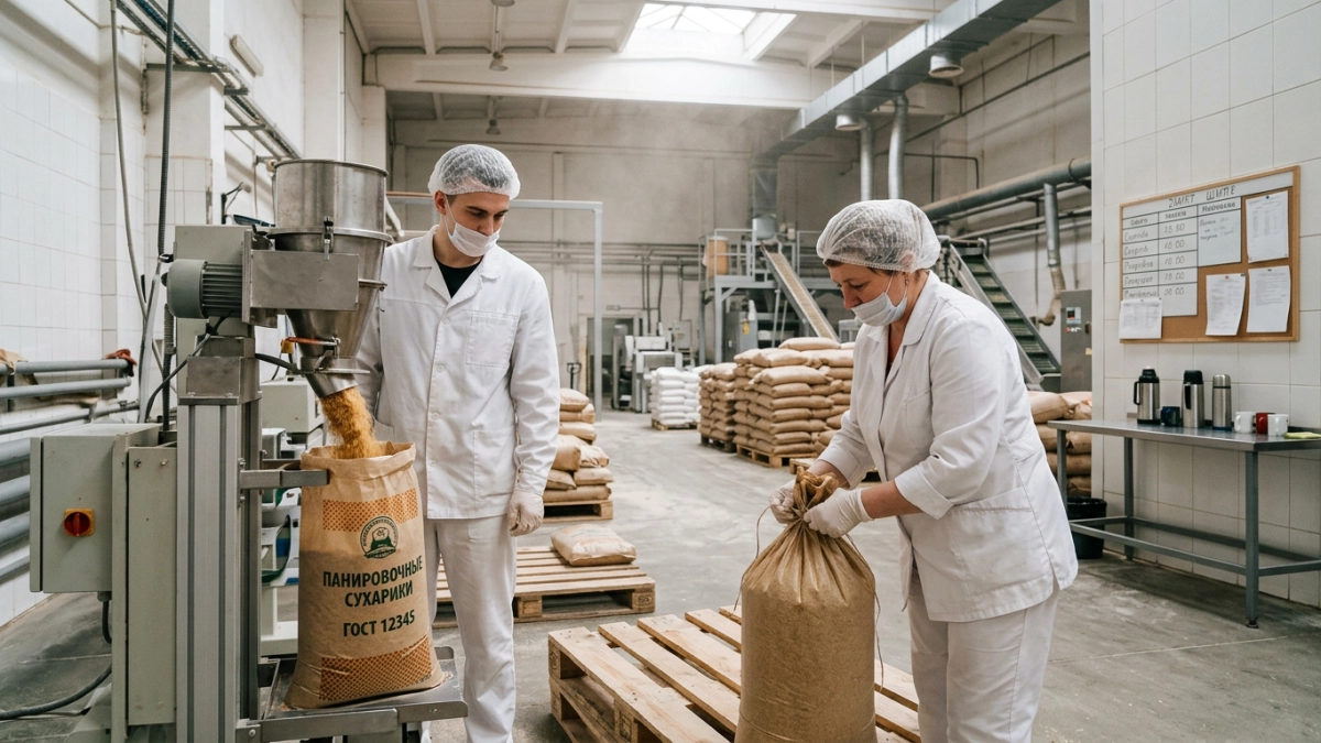 Из банкрота в лидеры: завод в Гавриловом Посаде производит 1500 тонн сухарей в месяц