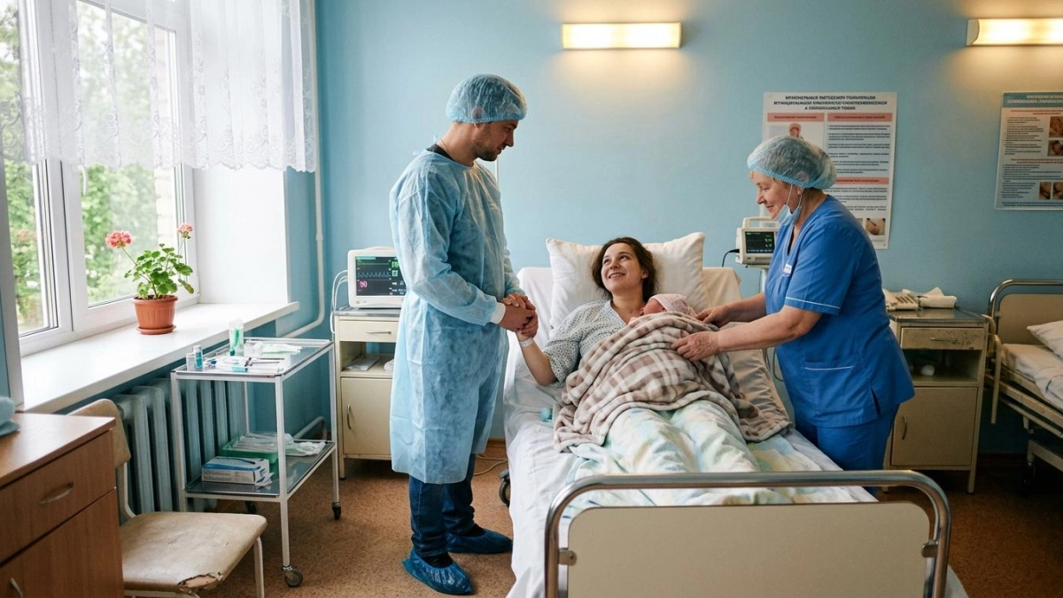 Жительница Плёса родила четвёртого ребёнка — муж был рядом при каждых родах