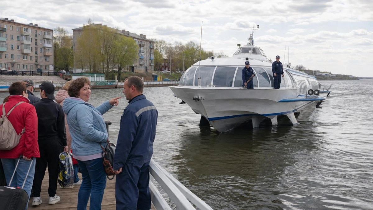 «Метеор» открыл навигацию в Кинешме: маршрут до Ярославля