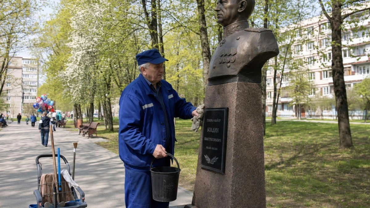 В Кинешме привели в порядок бюст полководца, не проигравшего ни одной битвы