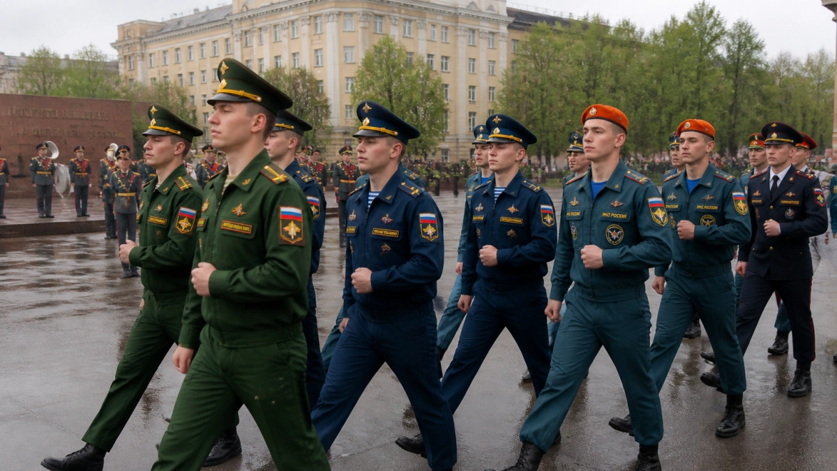 В Иванове прошла репетиция парада к 81-й годовщине Победы