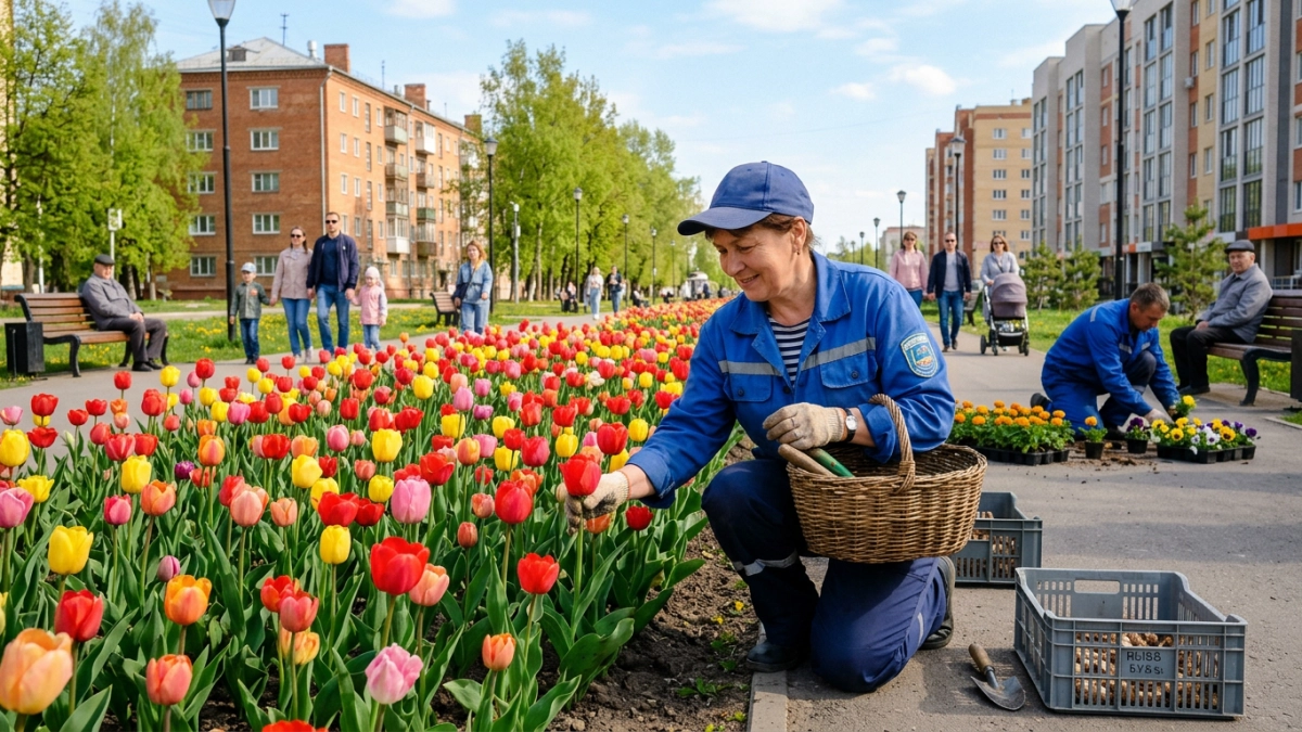 Тюльпаны в Иванове отцветут — и уйдут ветеранам