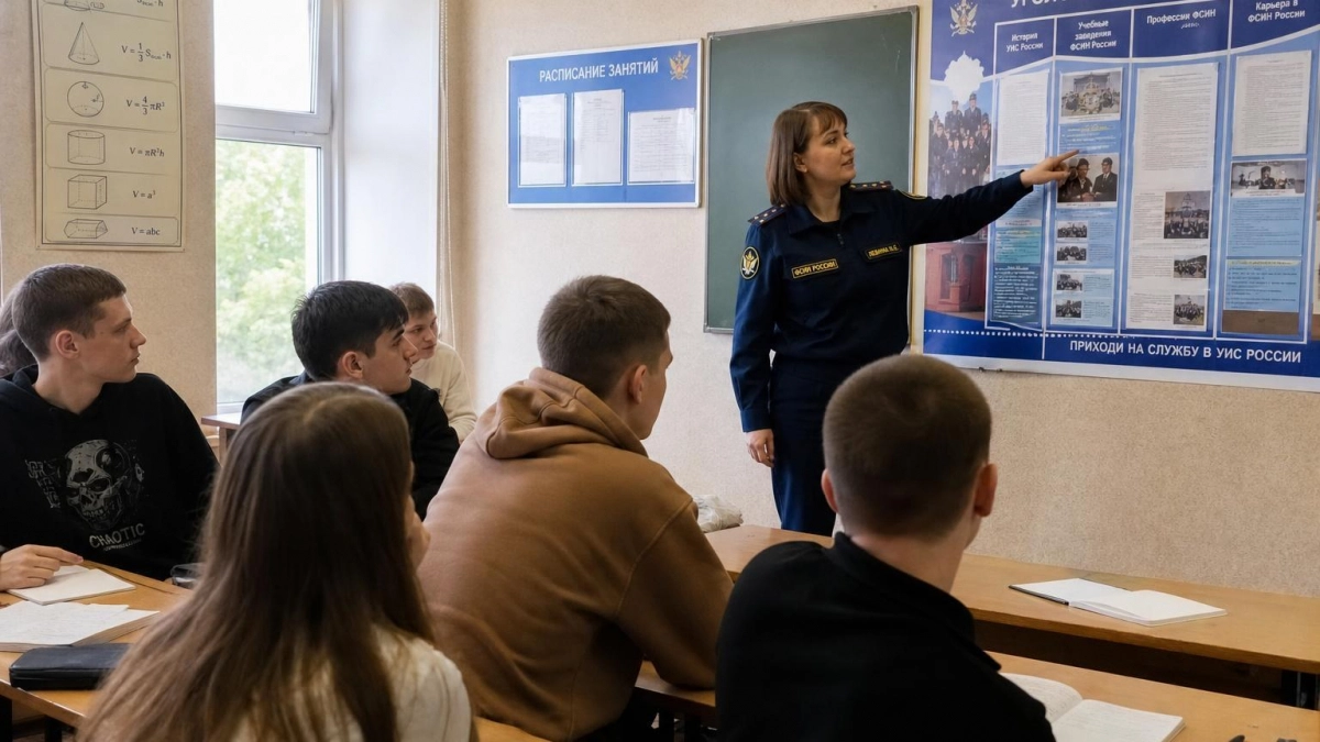 Сотрудники ИК-3 рассказали студентам о карьере во ФСИН