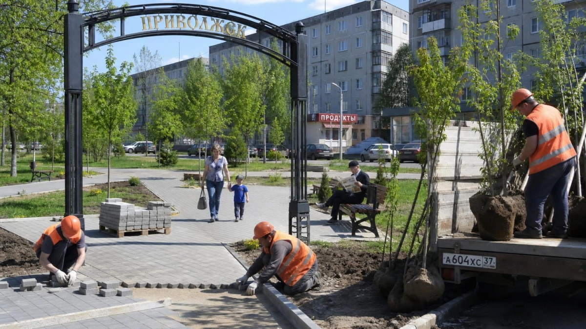 «Аллея Победы» в Приволжске преображается по выбору жителей