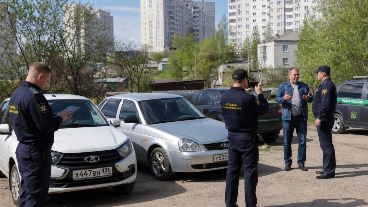 Рейд приставов в цыганских поселениях под Ивановом: 450 тыс. рублей и 7 арестованных авто