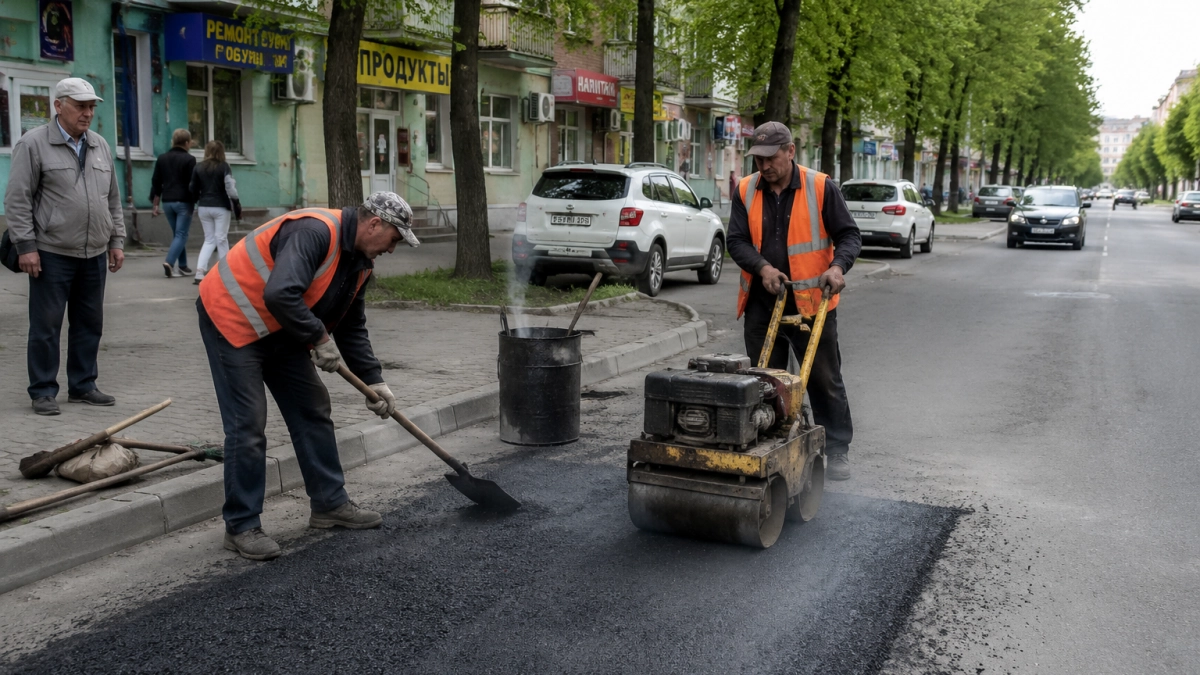 Иваново тестирует технологию, которая заменит ямочный ремонт дорог