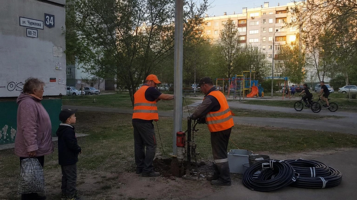 В Кинешме по программе «Светлый двор» освещение получат 10 дворов