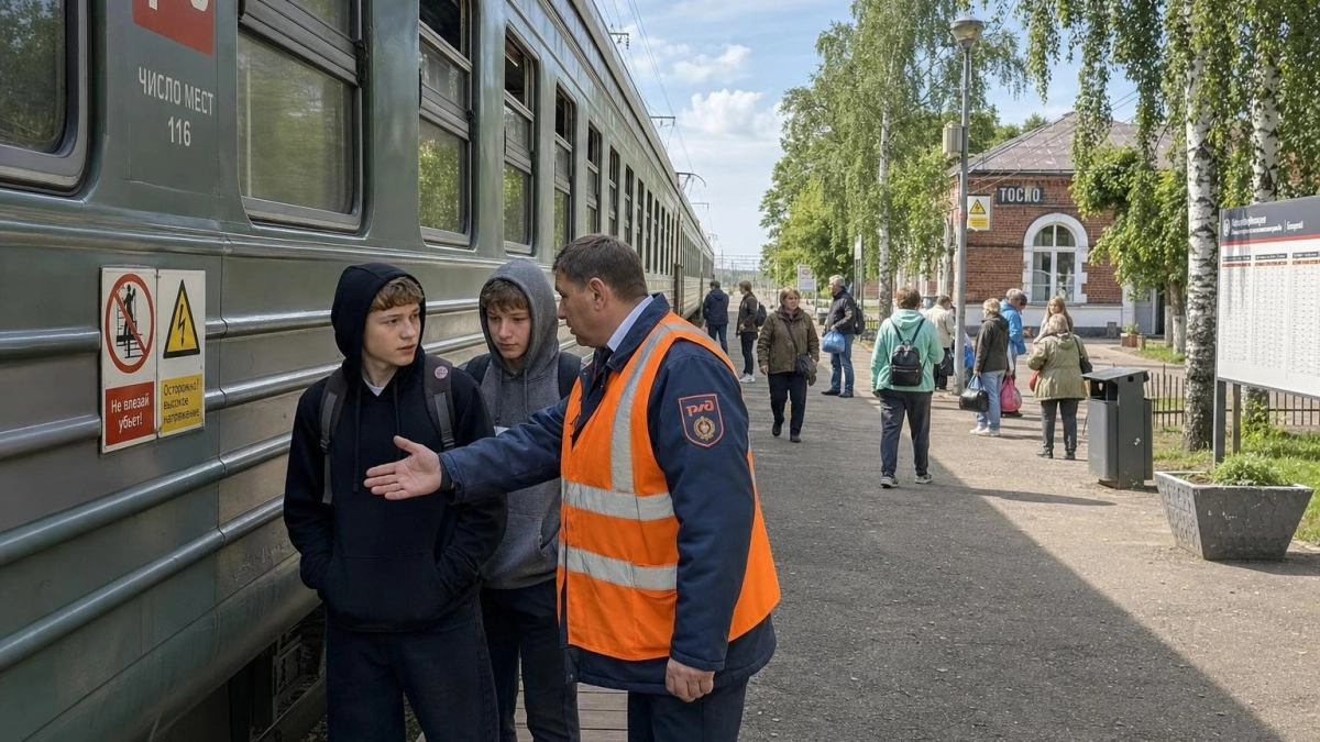 Подростков-зацеперов поймали на пригородном поезде в Ивановской области