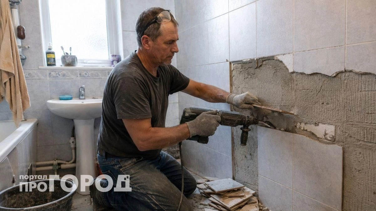 Больше никакой плитки в ванной: я нашел материал, который клеится за вечер и экономит бюджет в три раза