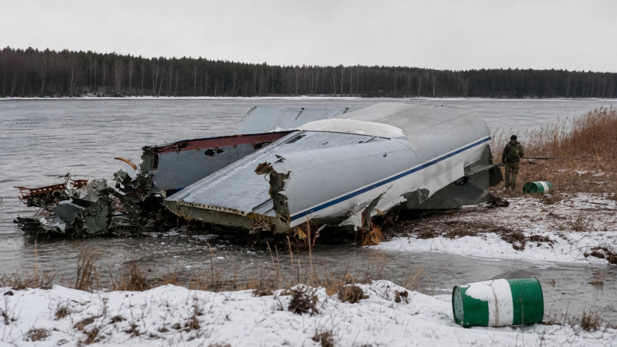 Водолазы подняли 70% обломков Ан-22 из Уводьского водохранилища