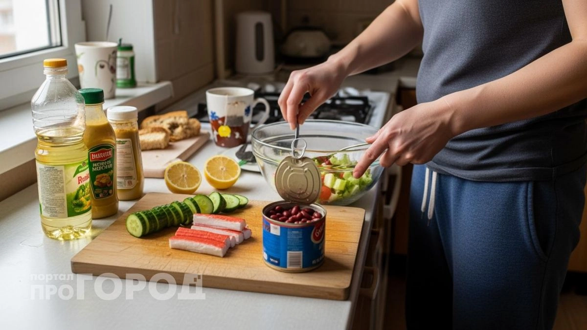 Всего 3 простых ингредиента и никакой готовки: этот салат покорил гостей и стал хитом моих быстрых ужинов