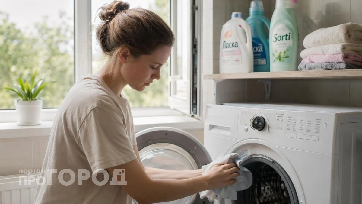 Больше никаких волос на черной одежде: просто положите обычную губку в барабан перед запуском стирки