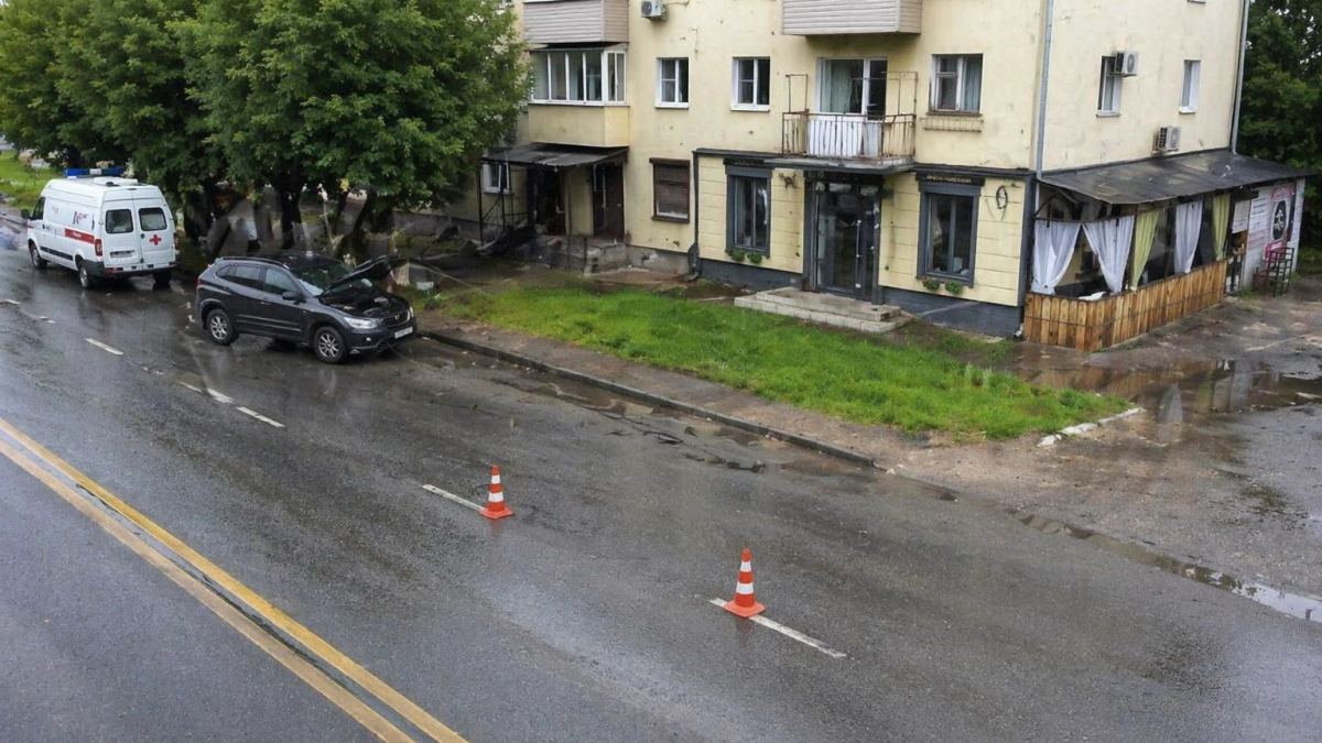 В Кинешме после наезда на препятствие пассажирку внедорожника доставили в больницу