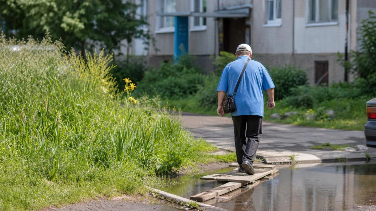 Дом в Ново-Талицах затапливает третий год подряд из-за проблемной канализационной станции