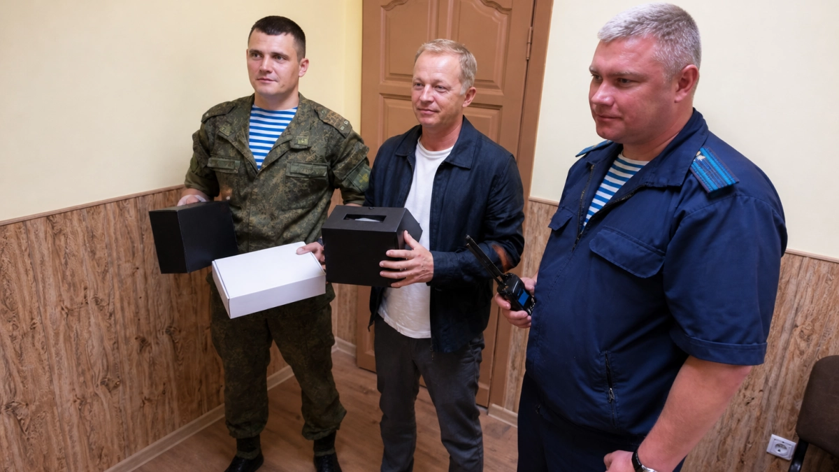 Союз десантников Кинешмы передал 217-му полку ВДВ комплексы Набат V3