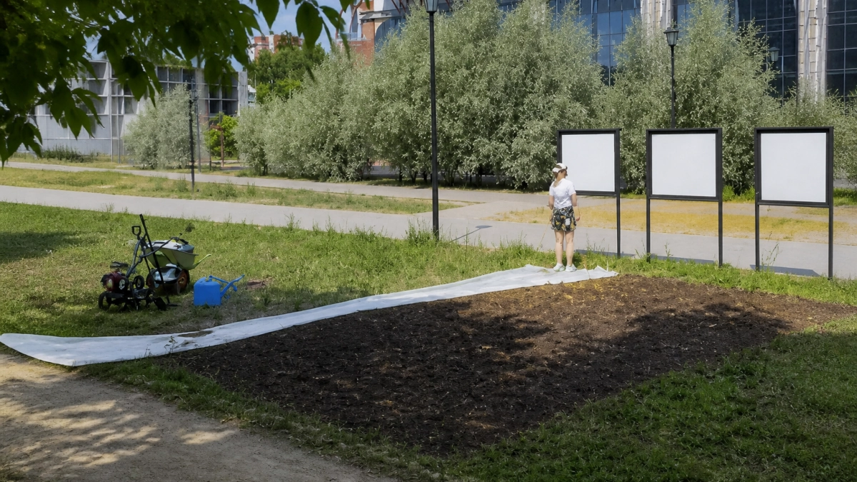 В Иванове на набережной начали создавать городской луг для поддержки биоразнообразия