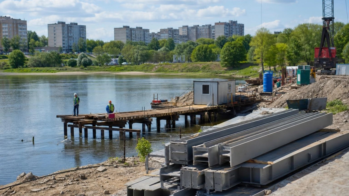 В Кинешме вместо ремонта деревянного моста через Козлиху построят металлический