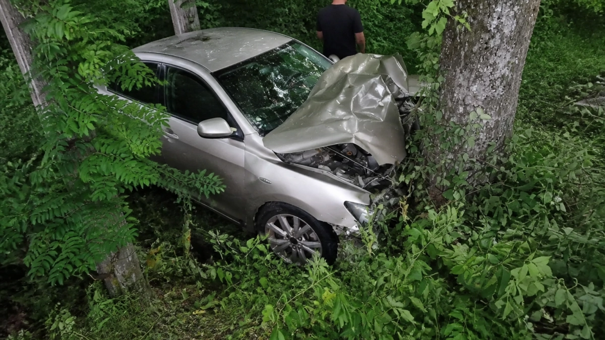 В Фурманове Toyota Camry врезалась в дерево, двое госпитализированы