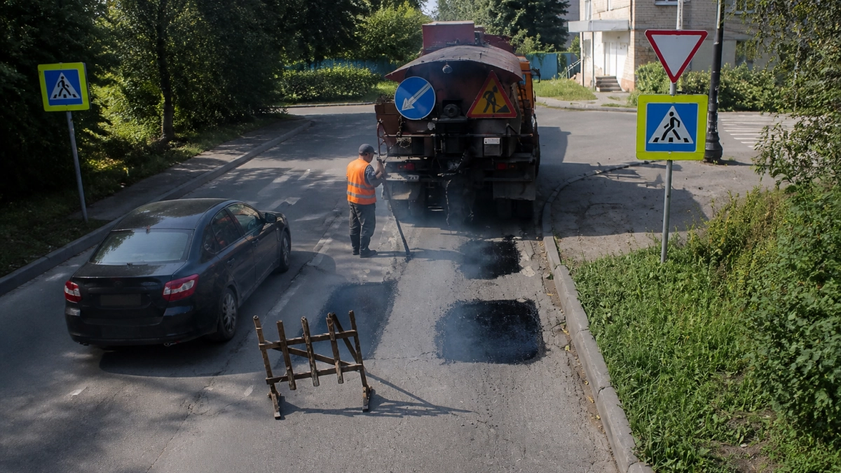 В Иванове с начала года ямочный ремонт провели на 456 участках дорог