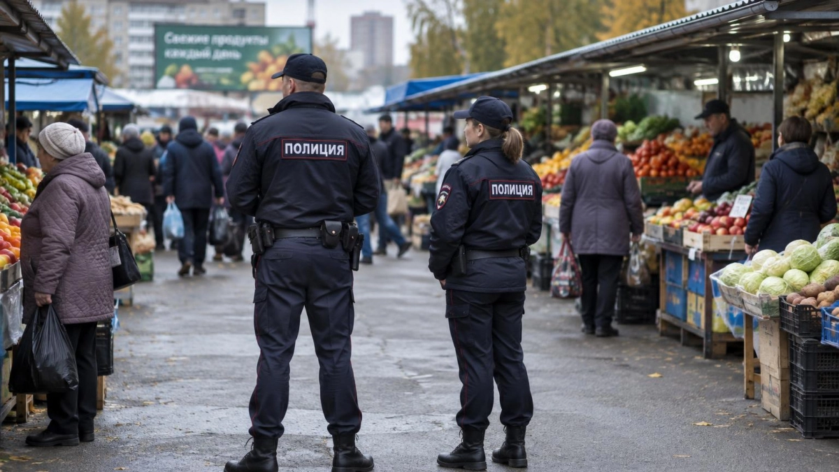 На рынке «Южный» в Иванове Росгвардия заблокировала въезд во время операции «Нелегал»