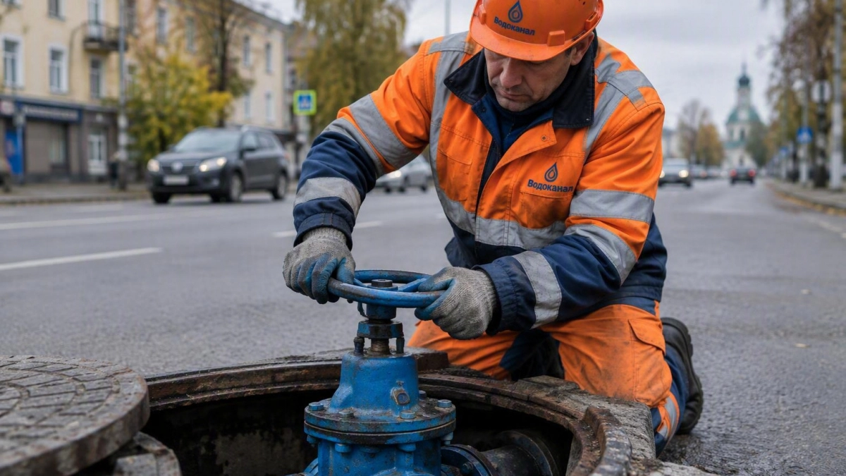 «Водоканал» за неделю промыл 3,5 км сетей в четырех городах области