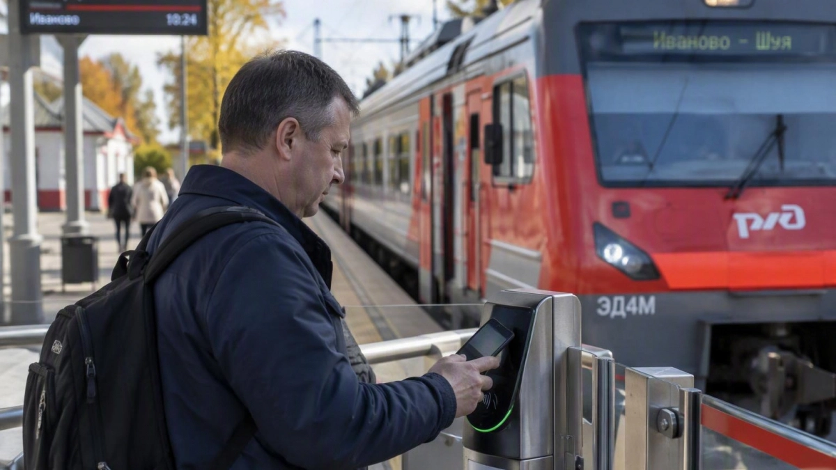 В Ивановской области билеты на электрички теперь можно оплатить цифровым рублем