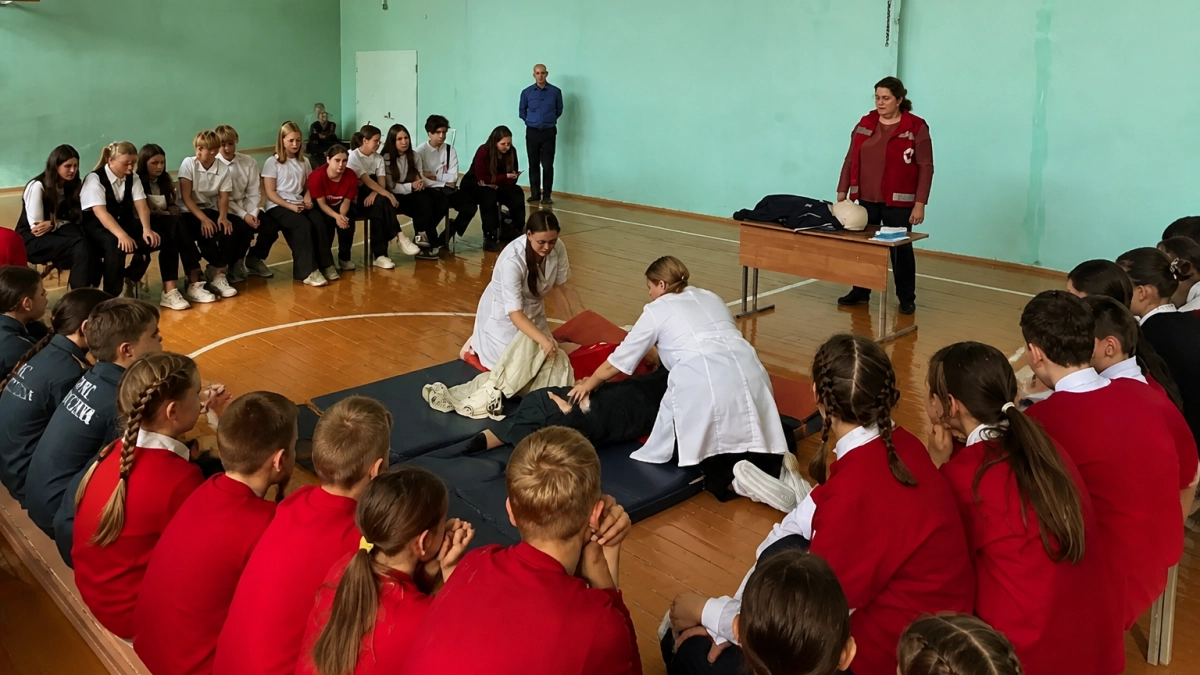 В Кинешме школьники отработали реанимацию и жгуты на чемпионате по первой помощи