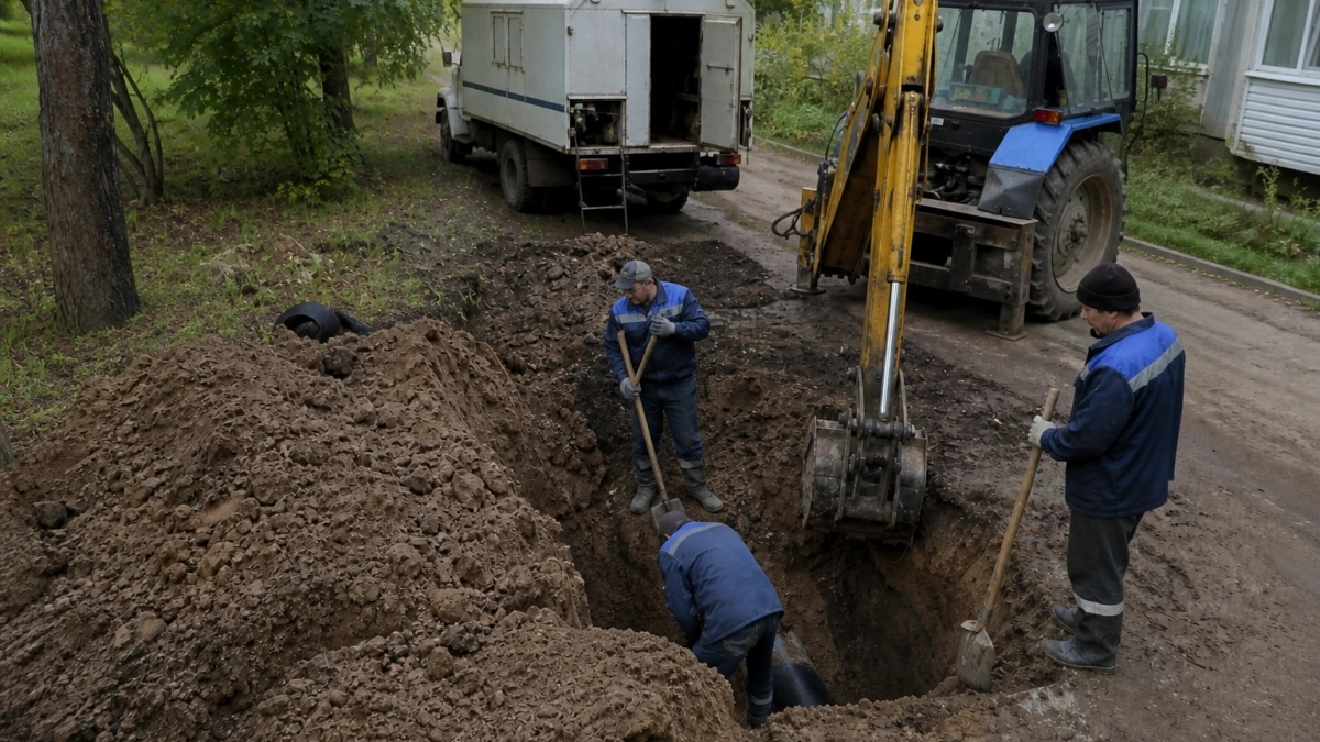 В Кинешме из за аварийных работ ограничили воду на Спортивной и Подгорной