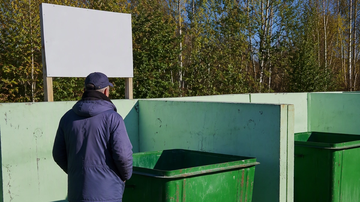 В Кинешме на контейнерных площадках установили баннеры с запретами и напоминанием о штрафах