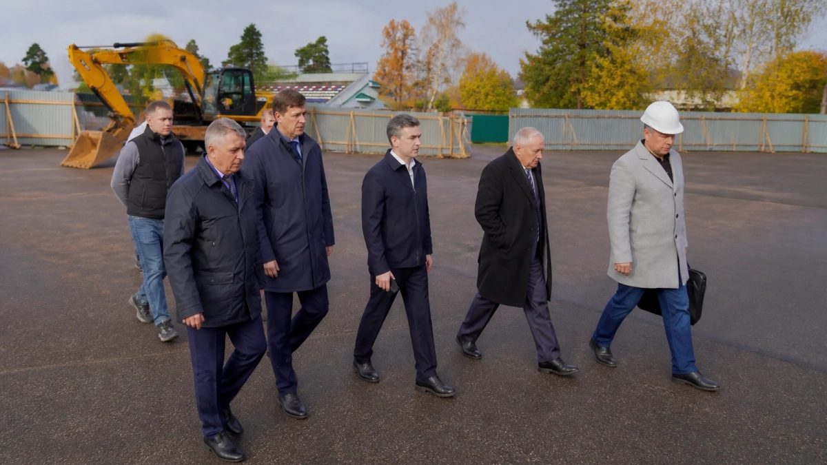 В Кинешме начали строить новый ФОК на территории стадиона Волжанин