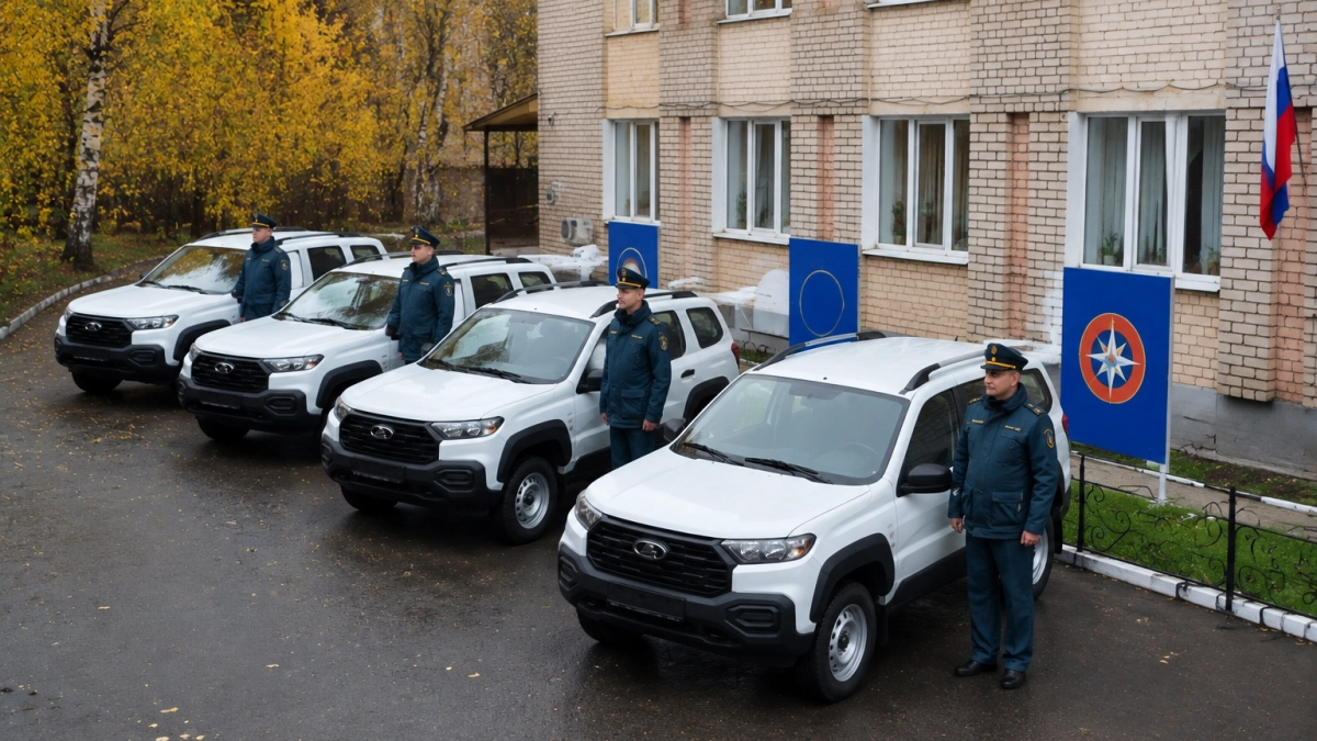 Спасатели Ивановской области получили 4 новые машины для работы в районах