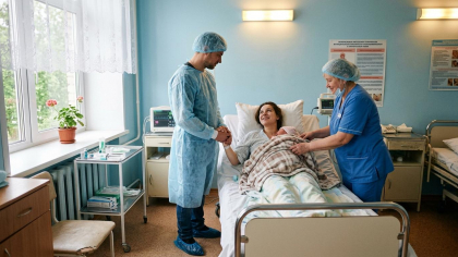 Жительница Плёса родила четвёртого ребёнка — муж был рядом при каждых родах