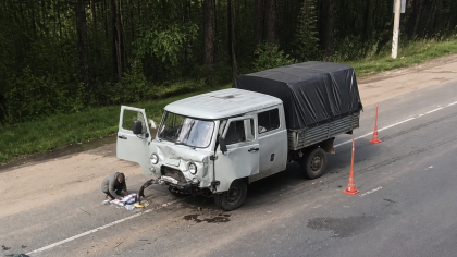 На трассе Р-132 под Ивановом в ДТП с УАЗом пострадали два пассажира